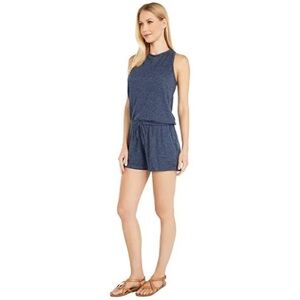 NWT Prana Sylvie Romper in black stripe size small NWT
